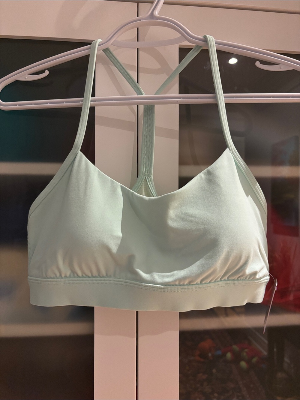 Lululemon Flow Y Bra SZ 10 Seafoam NWT 🌊🌊🌊